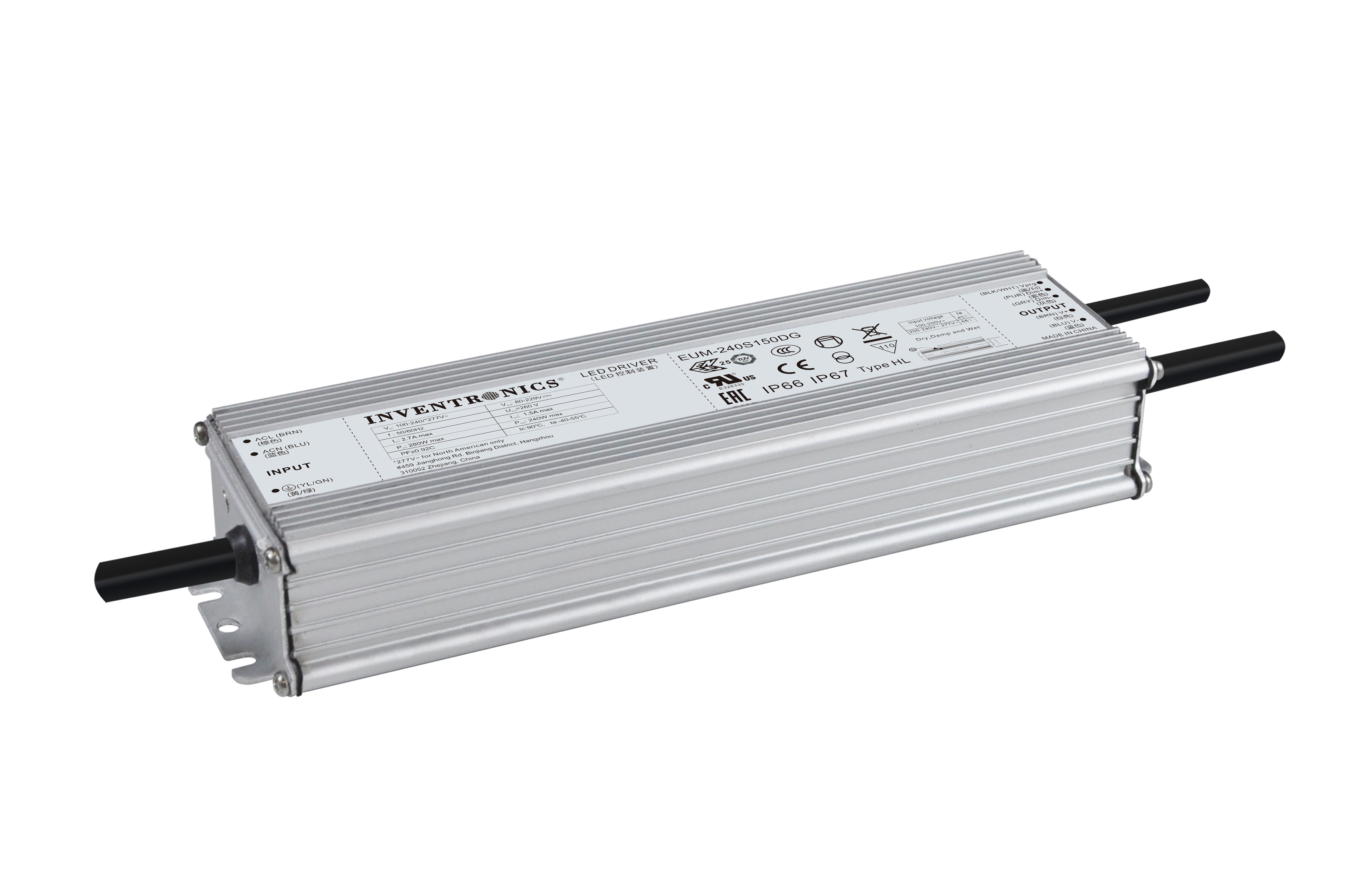 DRIVER LED 40W DC27-43V/ AC110-277V # R9001E-DRI - La Casa De Las Lámparas