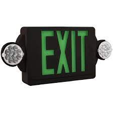 Lithonia Lighting LV S W 1 R 120/277 EL N Emergency Exit Sign