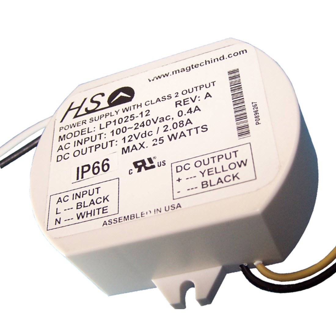 Magtech LP1040-12 LED Driver 12v Constant Voltage 40w