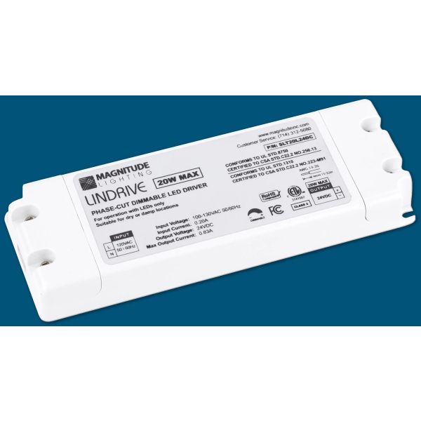 50w Dimmable LED Driver, Leading Edge, 12 or 24v DC